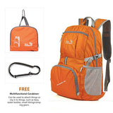 Outlander Packable Lightweight Travel Hiking Backpack Daypack (New Orange)