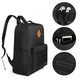 Freewander School Bookbag Simple Basic Lightweight Backpack Daypack for Kids