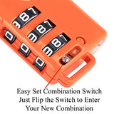 Tsa Approved Cable Luggage Locks, Re-Settable Combination With Alloy Body …