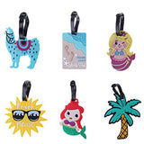 Carise Cartoon Luggage Tag Creative Suitcase ID Address Holder Baggage Boarding Tags