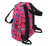 Betsey Johnson Pink Kitties Nylon Backpack Fuchsia
