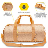 Bixbee Girls' Little Duffle, Gold