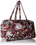 Vera Bradley Iconic Large Travel Duffel,  Signature Cotton, One Size