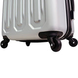 Mia Toro Regale Composite Hardside Spinner Carry-On, Grey, One Size