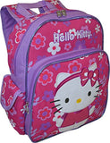 Hello Kitty Flower Shop Deluxe Embroidered 12" School Bag Backpack