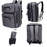 FreeBiz Laptop Bag Convertible Backpack Business Briefcase Messenger Bag Water Resistant Travel