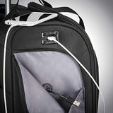 Samsonite Underseat Spinner With Usb Port, Jet Black