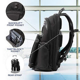 Travelpro Luggage Platinum Elite 17.5" Business Computer Backpack, Shadow Black, One Size