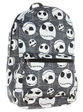 Nightmare Before Christmas Jack Skellington Head Print School Laptop Backpack Book Bag
