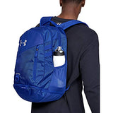 Under Armour Adult Hustle 4.0 Backpack , Royal (400)/Silver , One Size