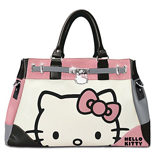Hello Kitty Face Of Fashion Handbag With Charm By The Bradford Exchange