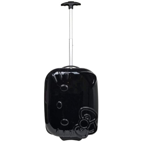 Hello Kitty ABS Molded Luggage with Embossing Hard Case By Sanrio Black