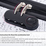 Flieks Graphic Print Luggage Set 3 Piece Abs + Pc Spinner Travel Suitcase (London)