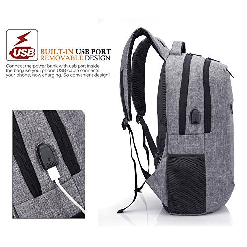 Coolbell 17.3 Inch Laptop Backpack With Usb Charging Port Function ...
