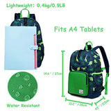 Backpack for Boys, VASCHY Cute Lightweight Water Resistant Preschool Backpack for Boys and Girls Kindergarten Bookbag Dinosaur
