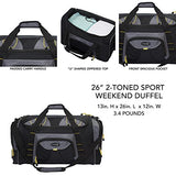 TPRC 26 Inch Duffel, Black