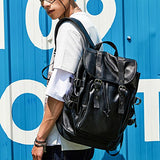 Tidog Korean Version Of The Travel Leather Leisure Student Backpack