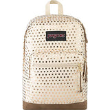 JanSport Right Pack Expressions - Lightweight 15" Laptop Backpack | Gold Polka Dot
