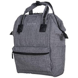 Kenneth Cole Reaction Paddy Shack 15" Laptop & Tablet Book Bag Backpack for School, Travel, & Work, Heathered Gray, Laptop