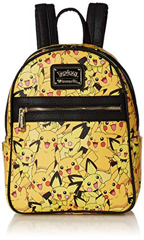 Loungefly x Pokemon Pikachu and AOP Pichu Print Backpack (One Size, Multi)