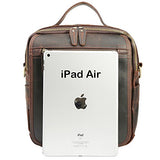 Polare Men'S Full Grain Leather Shoulder Bag Messenger Bag Travel Bag Business Bag Working Bag