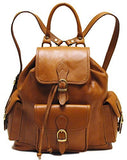 Floto Toscana Leather Backpack in Brown Italian Calfskin Leather