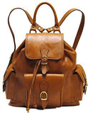 Floto Toscana Leather Backpack in Brown Italian Calfskin Leather