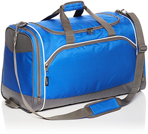 Amazonbasics Sports Duffel - Small, Royal Blue