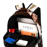 LORVIES Asakusa Japanese Cherry Lightweight School Classic Backpack Travel Rucksack for Girls Women Kids Teens