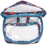 Vera Bradley Lighten Up 3-1-1 Cosmetic, Polyester, Superbloom Sketch