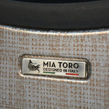 Mia Toro Luggage Macchiolina Polish Hardside Spinner 3 Piece Set, Blue, One Size