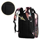 LORVIES Japanese Circle Pattern School Bag for Student Bookbag Teens Travel Backpack Casual Daypack Travel Hiking Camping