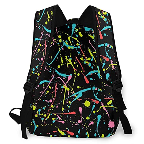 Shop Multi leisure backpack,Neon Splatter Pat – Luggage Factory