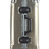 TPRC 20" "Luna Collection" Carry-On Luggage with Sturdy Aluminum Frame, WIDE-BODY, Dual 8-Wheel Spinner System, and TSA Locks, Brushed Gold Color Option