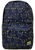 Loungefly x Pokemon Pikachu Expressions Nylon Backpack, Multicolored, One Size