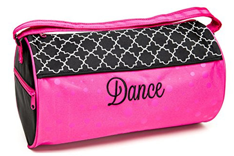 Sassi Designs Lattice & Dots Dance Medium Roll Duffel Bag