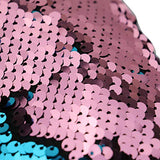 Buorsa Fashion Double Color Reversible Magical Sequins Handbag Glitter Pencil Case Cosmetic Bag