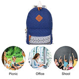 Unicorn School Backpack Bag Waterproof Canvas Shoulder Bag 3pc Set for Girls Boys (Blue)