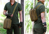 Tactical Military Sling Chest Pack Bag Molle Daypack Crossbody Shoulder Bag For Hunting (Jungle