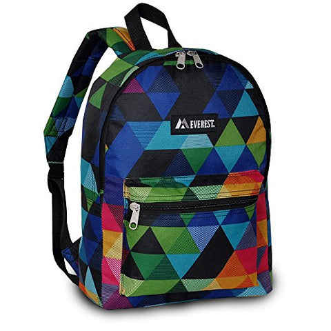 Everest Basic Pattern Backpack, Prism, One Size