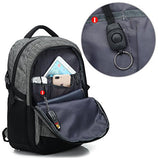Scarleton Classic Water Resistant Backpack H20430301 - Grey/Black