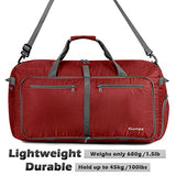 Gonex 100L Foldable Travel Duffel Bag for Luggage Gym Sports, Lightweight Travel Bag with Big