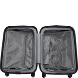 Ben Sherman Luggage Nottingham 20" Embossed PAP 4-Wheel Carry-On (Light Silver)