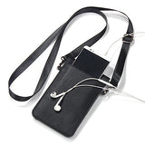 Leather Hicking Messenger Shoulder Bag, Rosa Schleife Practical Ladies Men Double Layer Zipper