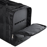 AW 1200D Oxford Pro Black Soft Makeup Train Bag Case Pockets 17x9x12 Artist Cosmetic Organizer