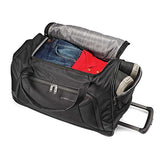 American Tourister 22 Whld Duffle Rolling Duffel, Black, One Size