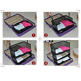 Portable Stow-N-Go Portable Suitcase Shelves Hanging Luggage Packing Organizer