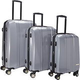 The Set Of Classic Silver A719 Exp 3Pc Luggage Set