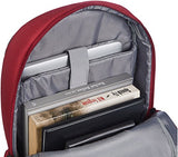 Amazonbasics Canvas Backpack For Laptops Up To 15-Inches - Deep Red