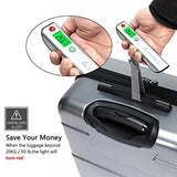 Luggage Scales, Portable Electronic Digital Hanging Scale With Tape Measure For Home Travel 110Lb